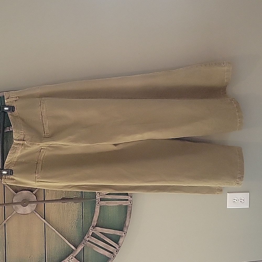 Free People We The Free Equinox Exaggerated Wide Leg Trouser In Olive - Picture 6 of 15